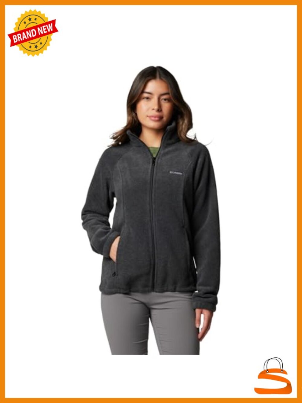 Women's Full Zip Fleece Jacket – Polyester MTR Fleece, Zip Pockets